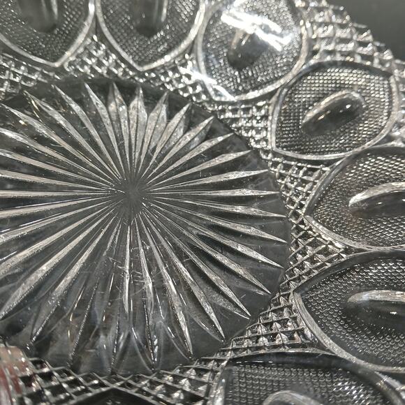 Vintage Westmoreland Glass 'Buckle English Hobnail' 7" Shallow Bowl *1 Chip* - Picture 7 of 10